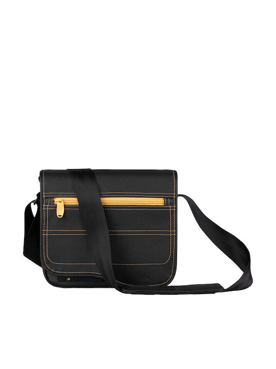Be.ez Schultertasche Kamera Le Reporter Foto Schwarz Gelb