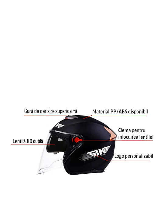 FIXATO Cască Moto Jet ECE 22.06