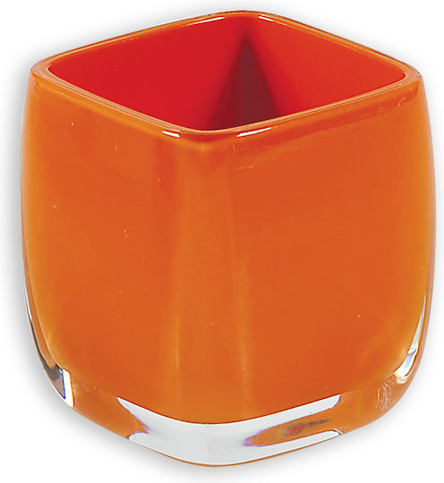 Bathroom Accessory Set Plastic Orange 4 Pieces Bathroom Accessory Set Plastic Orange 4 Pieces
