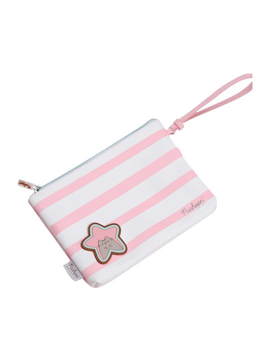 Pusheen Multifunction Ultra Practical Makeup Bag From Collection White Pink Pusheen Multifunction Ultra Practical Makeup Bag From Collection White Pink