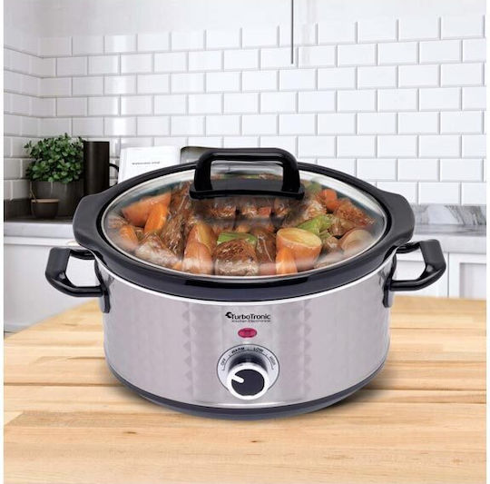 Turbotronic Multifunktionskocher 200W mit Kapazität 3.5Es Silber