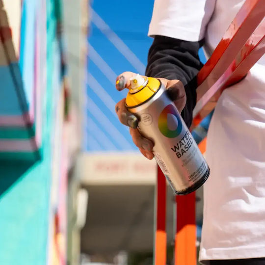 Montana Colors Σπρέι Βαφής με Ματ Εφέ Fluorescent Blue 400ml