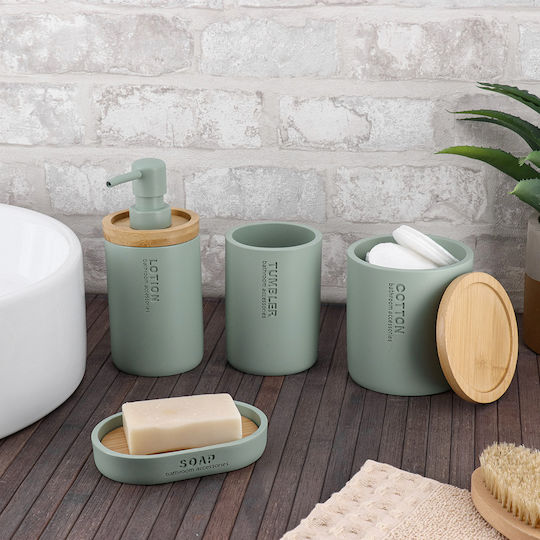 Dispenser από Bamboo Πράσινο 280ml