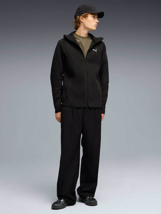 Sweatshirt with Hood Puma Black