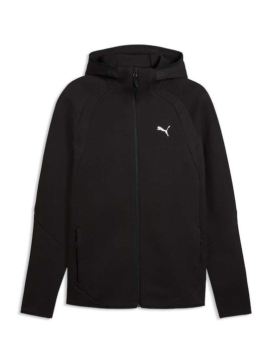 Sweatshirt with Hood Puma Black