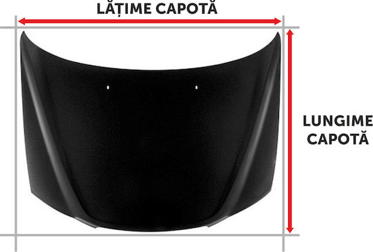 Folie Capotă Mașină "Hood Art" Rezistentă La Vreme Mărime M 165 X 120cm Cod Avx-capota-001m