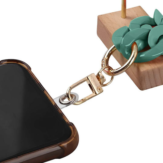 Jaym Curea Pentru Gât Smartphone Clip Universal Model De Modă 1.20m Verde Mentă