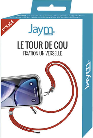 Jaym Curea Pentru Gât Din Nailon 150cm Suport Universal Pentru Smartphone Roșu