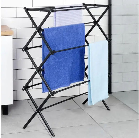 Vilde Uscătoare Rufe Pliere Pardoseală Metalică 78x94cm