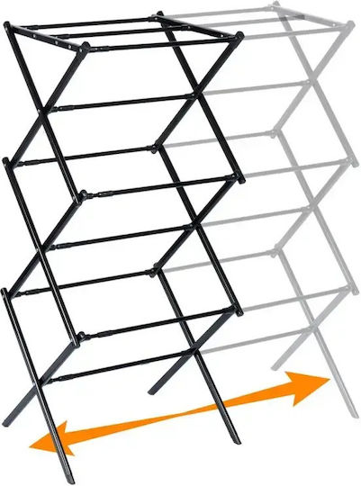 Vilde Uscătoare Rufe Pliere Pardoseală Metalică 78x94cm