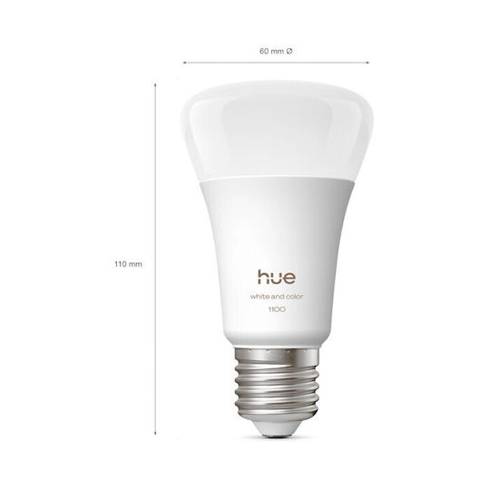 Philips Smart Λάμπες LED για Ντουί E27 και Σχήμα A60 1100lm 3τμχ