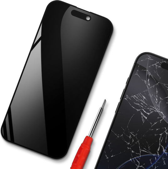 Clappio Пълен Мек OLED Екран + Стъкло За Докосване iPhone 16 Pro Гладък Дисплей Черен