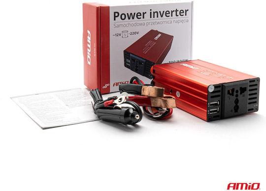 Convertor 12v La 220v 300w/600w 2 X Usb 5v