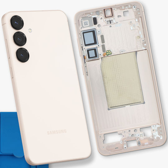Samsung Original Zentralrahmenteil Galaxy S25 Plus Präzise Sicherer Sitz Rose Gold