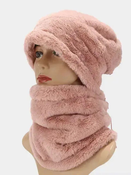 Women's Furry Neck Warmer Pink