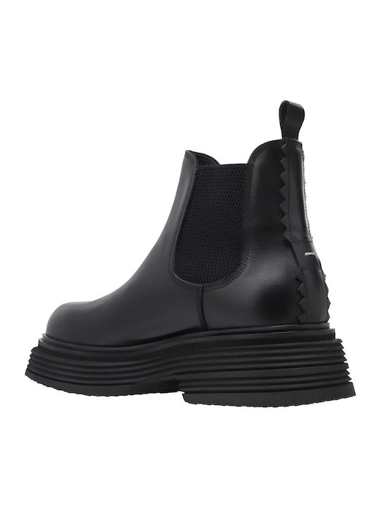 Antipode Robbie 821 Robbie Leather Black Men's Boots
