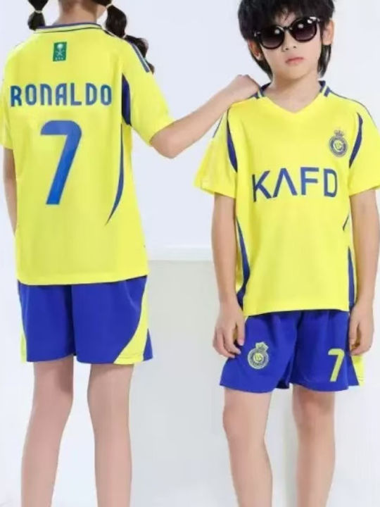 King Set Echipament Fotbal Pentru Copii Ronaldo Cr7