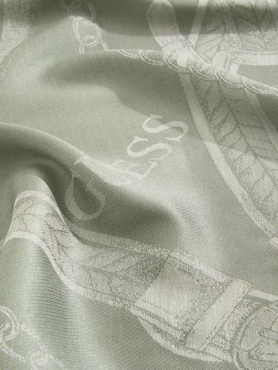Guess Kefiah Fular de damă Verde