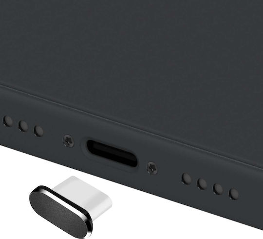 Avizar Universeller Usb-c Port Staubschutzstopfen Aus Silikon Weiß Schwarz