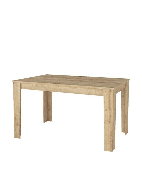 Τραπεζαρία Darlen Vela με 4 Καρέκλες 72x125εκ.