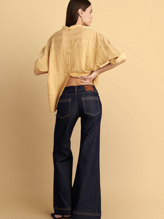 Damenjeans Schlaghose Blue