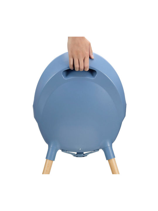 Kinderkraft Fini 2 Столово Столче 2 в 1 с Регулируема Височина Nordic Breeze