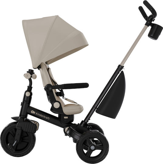 Kinderkraft AVEO 2 Plus Превозно Средство с Ръкохватка за Родител за 9 Месечни Бежов