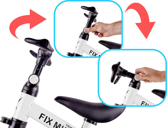 Alista Home Trike Fix Mini Triciclete Pentru Copii 3 În 1 Pentru 1.5+ Ani Alb