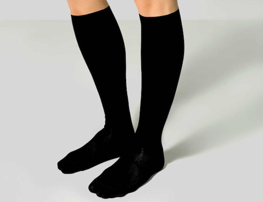 Christou 1910 Socken Wade hoch Graduierte Kompression Männer 18-22 mmHg Schwarz