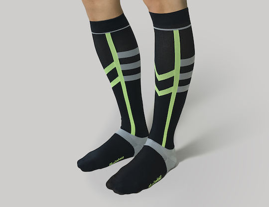 Christou 1910 Athletic Knee-High Graduated Compression Socks Athletic 18-22 mmHg Black