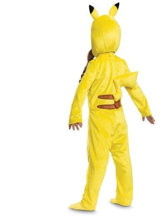 Costum de Carnaval pentru Copii Pokemon POKEMON PIKACHU SALOPETĂ ELEGANTĂ