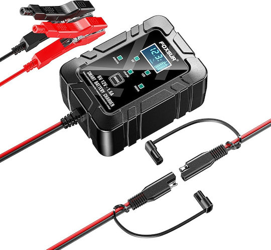 Foxsur Autobatterieladegerät 6/12V