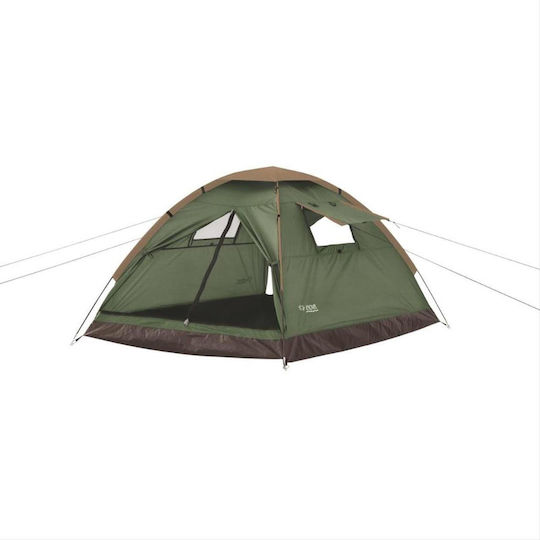 Escape Trail IV Summer Camping Tent Igloo Khaki with Double Cloth for 4 People 210x240x175cm