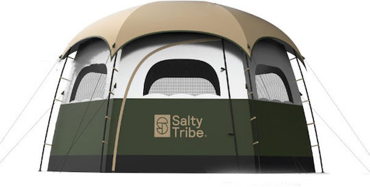 Salty Tribe Hexagon Sky View Camping Tent with Double Cloth 3 Seasons for 6 People 380x330x200cm
