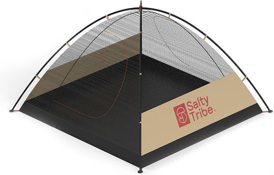 Salty Tribe Sky View Dome 3 Σκηνή Camping Igloo Λευκή με Διπλό Πανί 3 Εποχών για 3 Άτομα 205x205x125εκ.