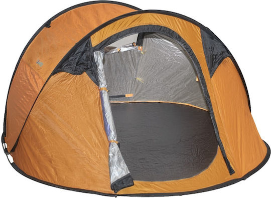 Campus Belize Καλοκαιρινή Σκηνή Camping Pop Up Πορτοκαλί για 3 Άτομα 235x180x100εκ.
