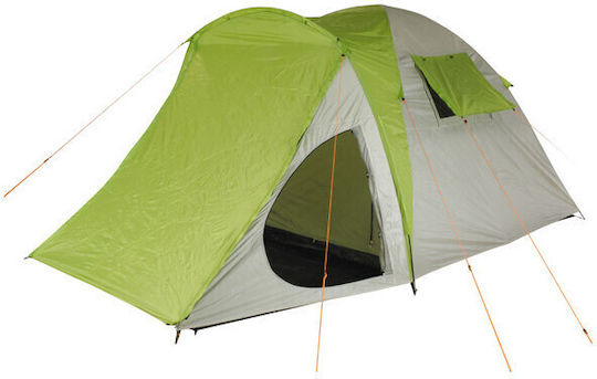 Grasshoppers Electra XL Σκηνή Camping Igloo Μπεζ με Διπλό Πανί 3 Εποχών για 5 Άτομα 410x280x185εκ.