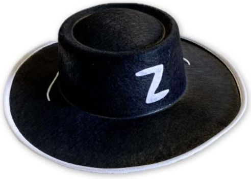 Carnival Hat Black 1pcs