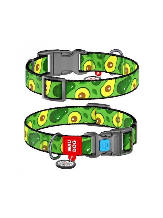 WauDog Avocado Dog Collar in Green color Collar 20-30cm