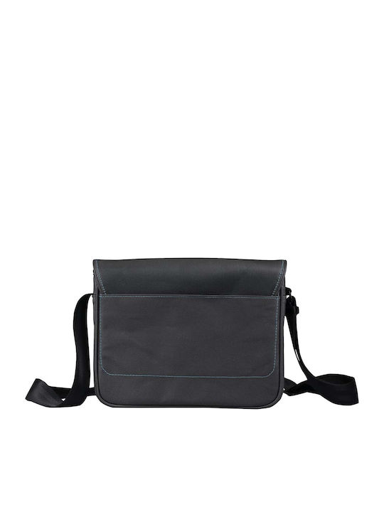 Be Z Le Reporter Shoulder Bag 10" Screen Reinforced Pockets Grey