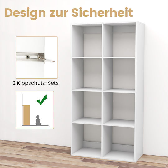 Bibliothek Weiß 137x33x69,5cm