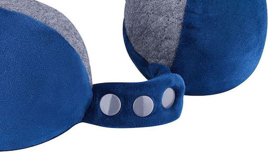 Delsey Travel Pillow Memory Foam Blue