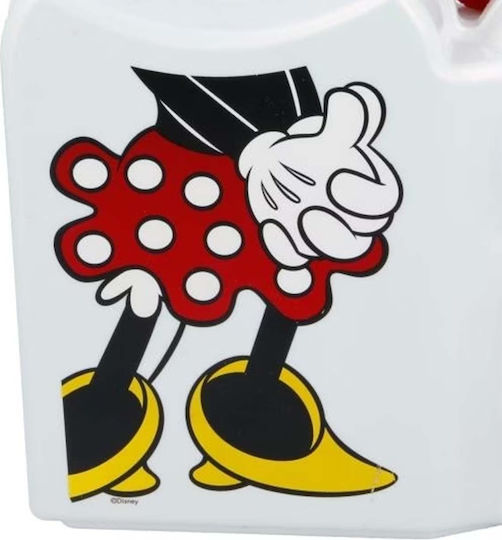 Minnie Mouse Set de mâncare pentru copii din plastic Mickey 0.4lt Alb