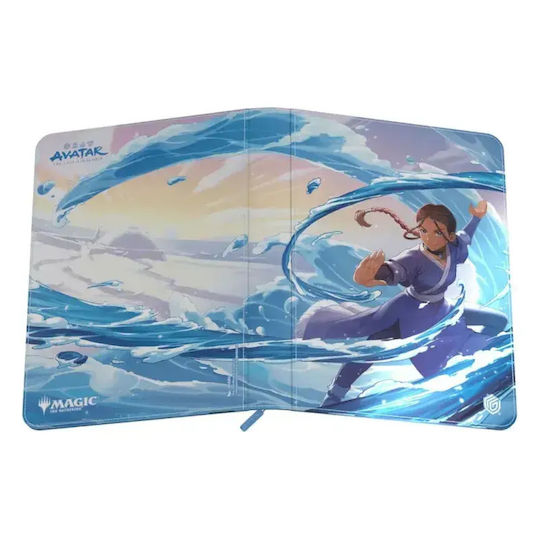 Ultimate Guard 9-Fächer Xenoskin Zipfolio - Mtg Avatar: The Last Airbender - Katara Magic: The Gathering Bindemittel 9-Fächer Standardgröße Schwarz