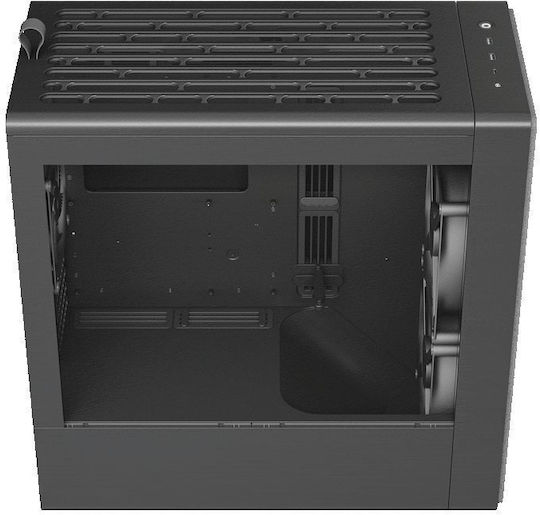 HAVN BF 360 Flow Gaming Midi-Turm Computergehäuse mit Seitenfenster Schwarz