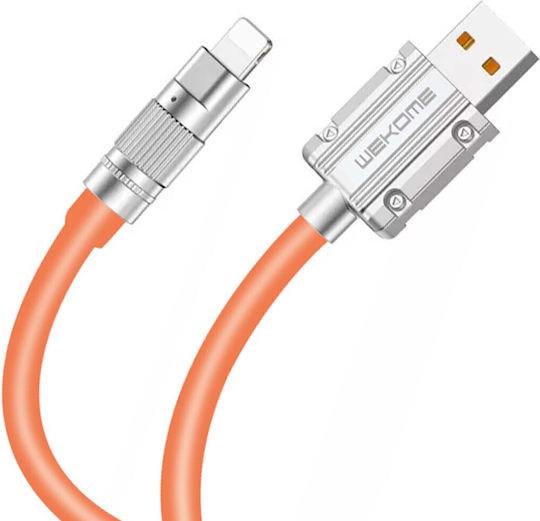 WK WDC-186 USB-A zu Lightning Kabel 20W Orange 1m (250667)
