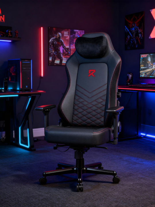Redragon C615 Fabric Gaming Chair with Adjustable Arms Black