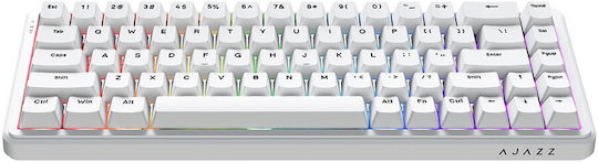 Ajazz AK680 Max Gaming Mechanical Keyboard 65% with Magnetic Switches and RGB Lighting English US White