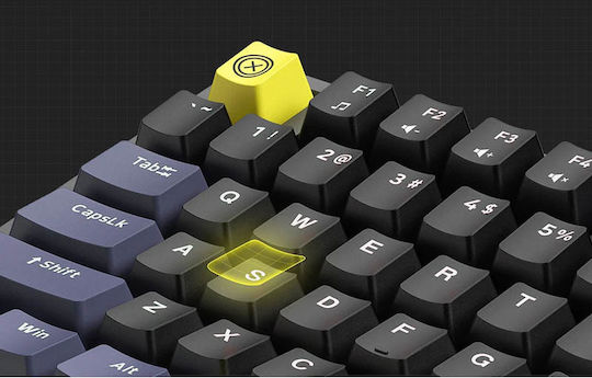 Onikuma G52 Gaming Mechanical Keyboard 75% with Custom Brown switches and RGB lighting (International English)
