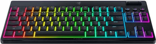 Razer BlackWidow V4 Low Profile Wireless Gaming Mechanical Keyboard Tenkeyless with Razer Green Switches and RGB Lighting English US